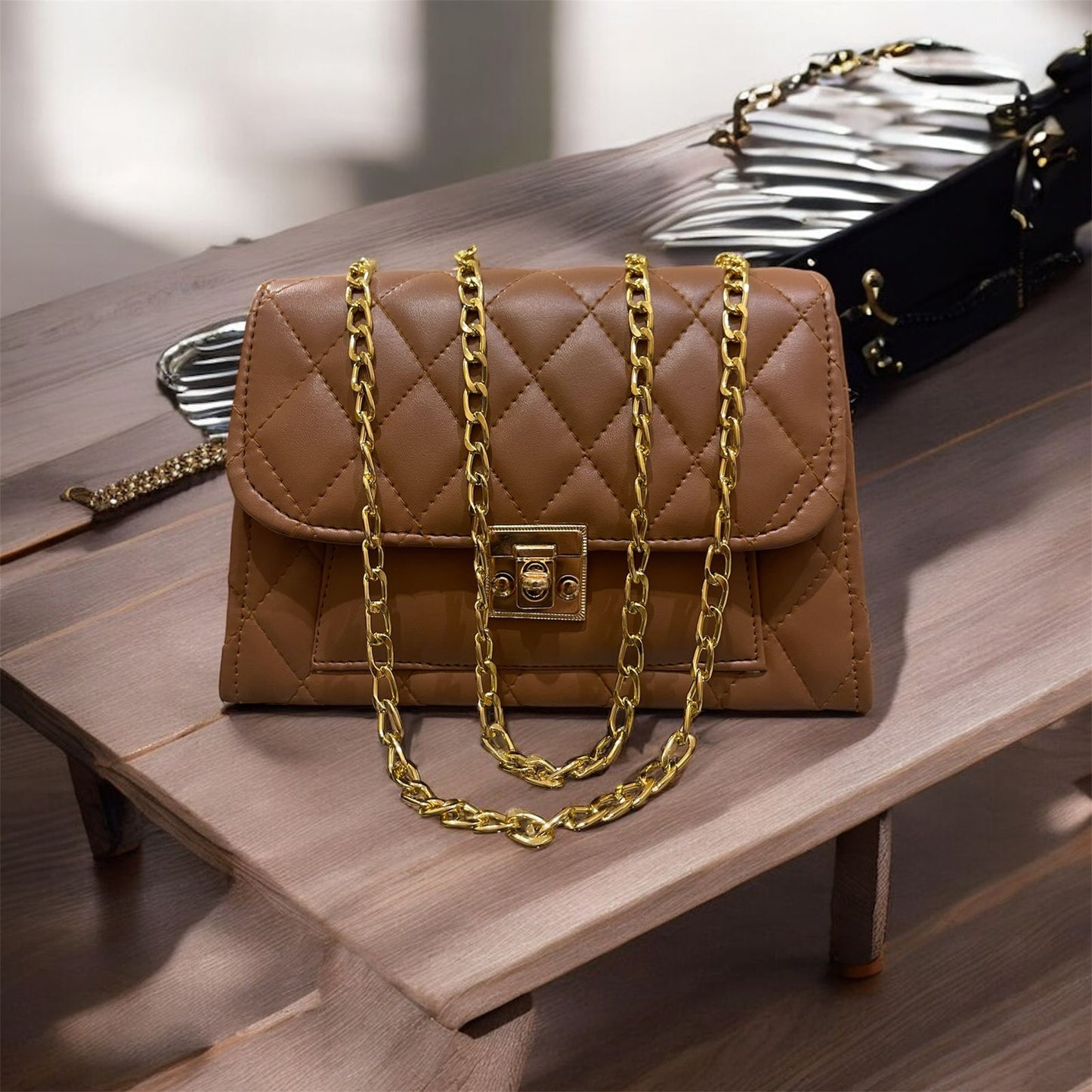 Luxe Brown Bag