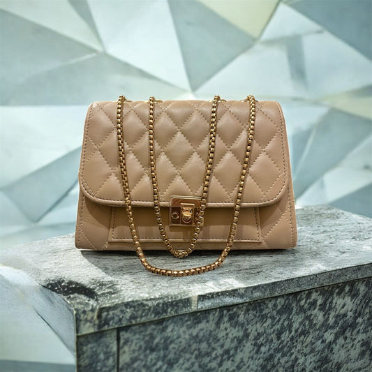 Luxe Beige Bag